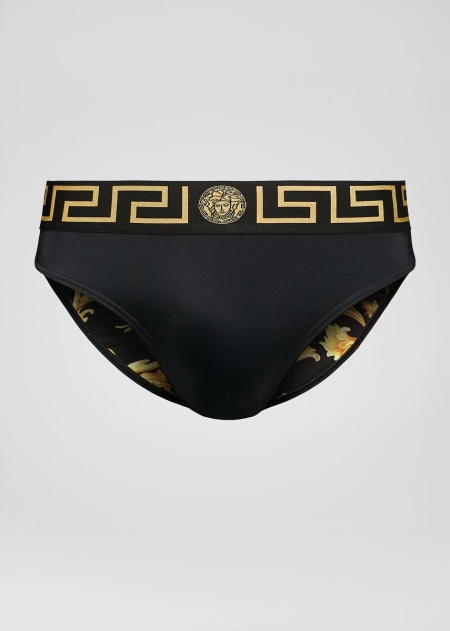 Pantaloni Scurti Inot Versace Versace Greca Border Barbati | RVAFJDG-27